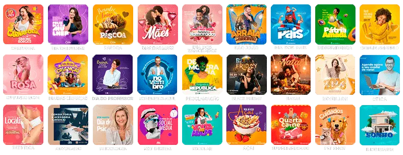 mais de 120 segmentos