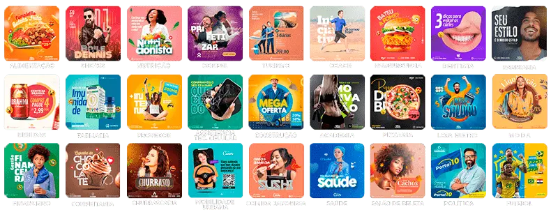 mais de 120 segmentos